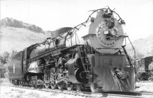 J31/ Burlington Railroad Golden Colorado RPPC Postcard c60s Loco 161