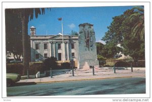 The Cenotaph Commemorating Those Who fell In The Two World Wars, Bermuda's Ho...