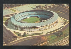 ATLANTA BRAVES BASEBALL STADIUM AERIAL VIEW VINTAGE POSTCARD GA. MLB