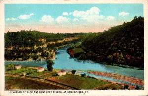Junction Dick, Kentucky Rivers High Bridge Postcard