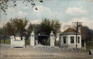 Main Entrance to Soldiers Home - Marshalltown, Iowa IA