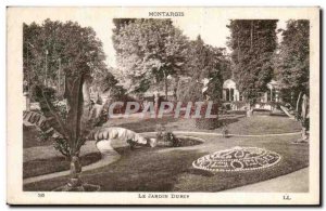 Montargis Old Postcard The Garden Durzy