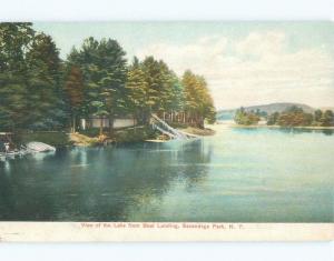 Divided-Back PARK SCENE Sacandaga Park - Northampton & Gloversville NY c8240