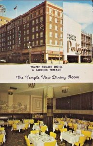 UT Salt Lake City Temple Square Hotel and Coffee Shop postcard