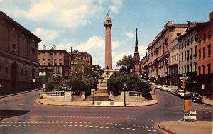 Washington Monument, Mt. Vernon Place Baltimore, Maryland MD