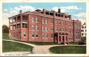 Vermont Barre City Hospital Curteich