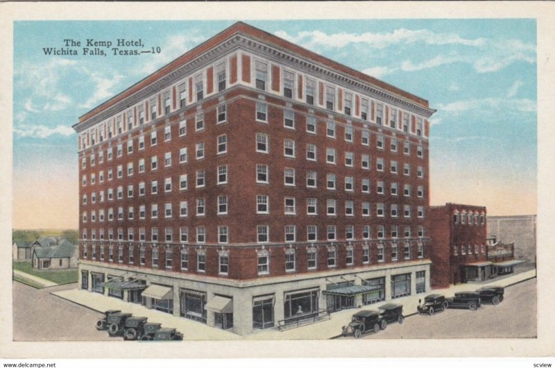 WICHITA FALLS, Texas, 1900-1910's, The Kemp Hotel