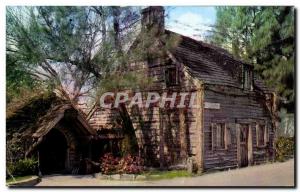 Old Postcard Oldest Wooden Schoolhouse Oldest City in St. Augustine Florida
