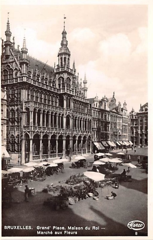 Grand Place, Maison du Roi Bruxelles Belgium Unused 