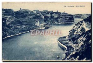 Old Postcard Corsica Corsica Bonifacio