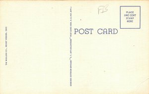 LP01 Gambier Ohio Postcard  Pierce Hall Kenyon College