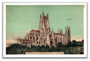 Lot of 9 Cathedral of St John The Divine New York Postcards Albertype RPPC V22