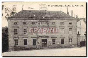 Postcard Old Post Bourbonne les Bains