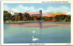 Postcard - Loring Park, Minneapolis, Minnesota, USA