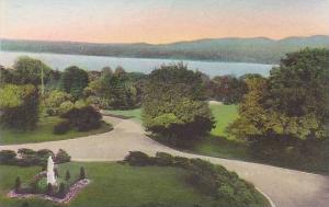 New York  NewBurg Aerial View Our Lady Her Campus The Hudson And Mt Beacon Al...