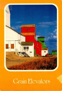 Canada Saskathewan Farmlands Grain Silos