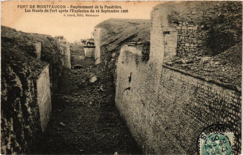 CPA Militaire, Fort de Montfaucon - Emplacement de la Poudriere (278685)