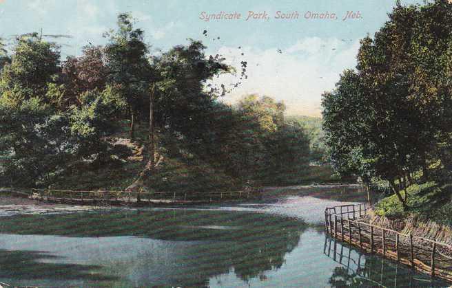 Syndicate Park - South Omaha NE, Nebraska - pm 1909 - DB