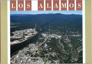 Continental Postcard Aerial View Los Alamos, New Mexico CF5