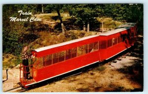 BRANSON, Missouri MO ~ Roadside MARVEL CAVE RAILROAD Train 1963   Postcard