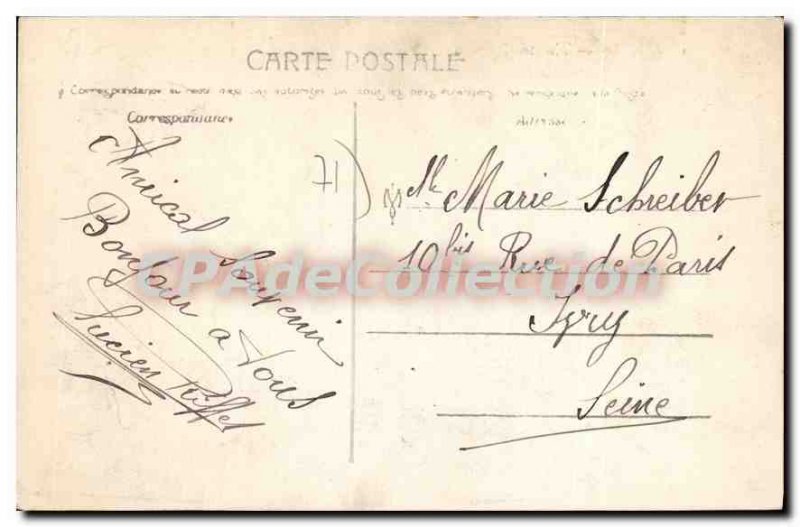 Old Postcard Autun Theater Romain