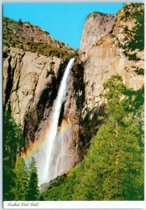 Postcard - Bridal Veil Fall - Yosemite National Park, California