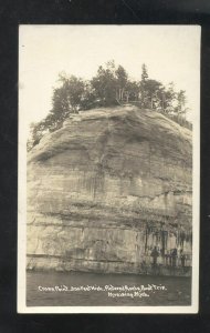 RPPC MUNISING MICHIGAN PICTURED ROCKS BOAT TRIP REAL PHOTO POSTCARD