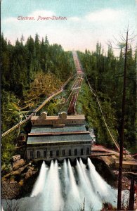 Vtg Tacoma WA Electron Power Station Seattle Electric Company 1910s Postcard