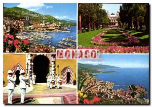 Modern Postcard Principality of Monaco General view The Palace Casin