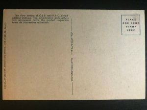 Vintage Postcard 1915-1930 Radio City NBC & CBS Studios Hollywood California