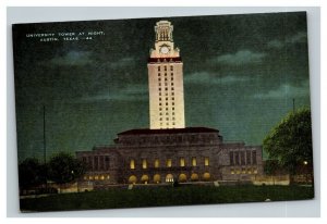 Vintage 1930's Postcard University Tower at University of Texas Austin