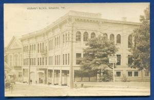 Graham Block Bangor Boston Dye House Maine me real photo postcard RPPC