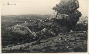 Bethlehem panorama old photographic postcard