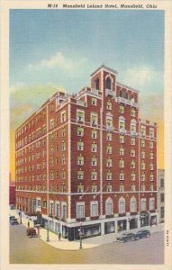 Ohio Mansfield  Mansfield Leland Hotel Albertype