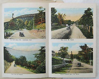 Vintage Postcard Souvenir Folder The Lackawanna Trail PA