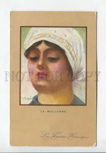 3182525 WWI La Wallonne Belgian Woman by DUPUIS artist Vintage