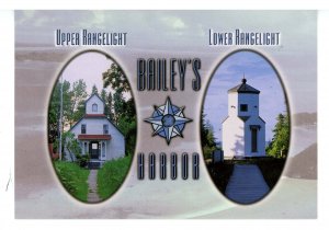 WI - Bailey's Harbor Lighthouses. Upper & Lower Rangelight (continental size)