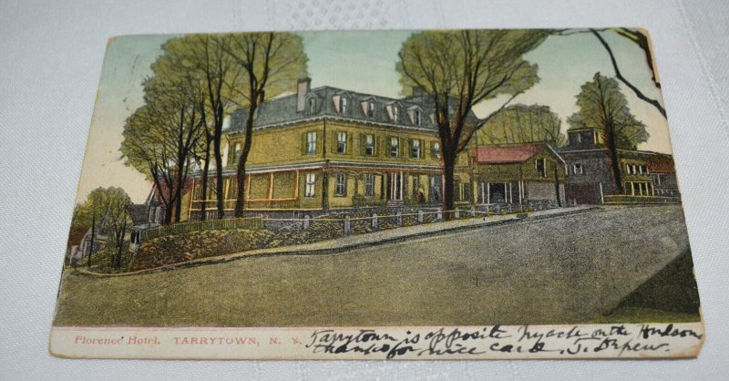 Florence Hotel Tarrytown New York Postcard
