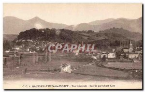 Old Postcard St Jean Pied de Port Vue Generale Vue Generale Entree By Uhart Cize