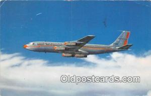  707 Jet Flagship Postcard Post Card American Airlines