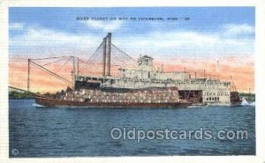 Vicksburg, Mississippi, USA Steamboat, Ship Unused 