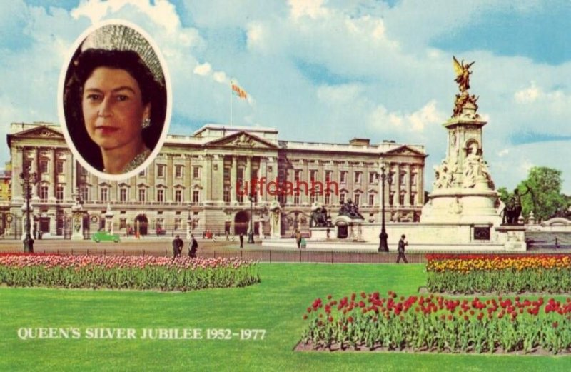 Queen Elizabeth II QUEEN'S SILVER JUBILEE 1977 BUCKINGHAM PALACE Continental