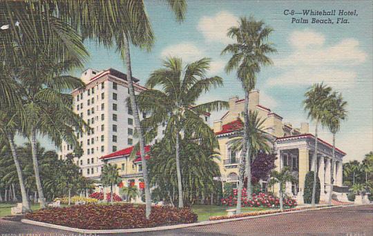 Florida Palm Beach Whitehall Hotel Curteich