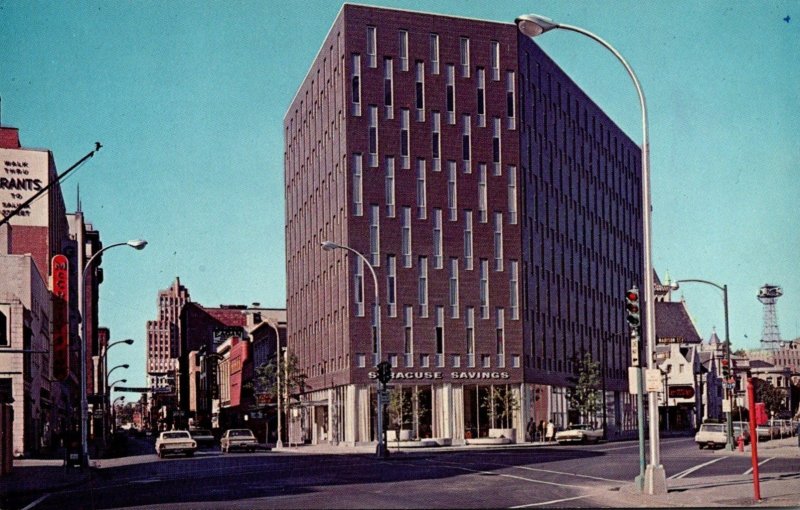 New York Syracuse Downtown Financial Center South Warren Street