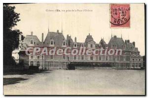 Old Postcard Chateau d'Eu shooting instead Orleans