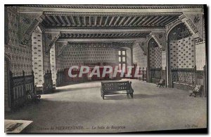 Old Postcard Chateau de Pierrefonds The Reception Room