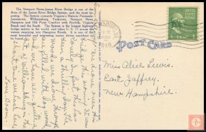 NewPort News - James River Bridge, of the James River Bridge Sys, VA