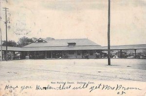 New Railroad Depot, Danbury, Conn Vintage Postcard