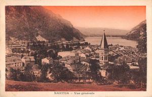 Nantua France Birds Eye View Antique Postcard J61442