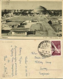 poland, WROCŁAW BRESLAU, W.Z.O., Widok na Tereny A (1948) Postcard